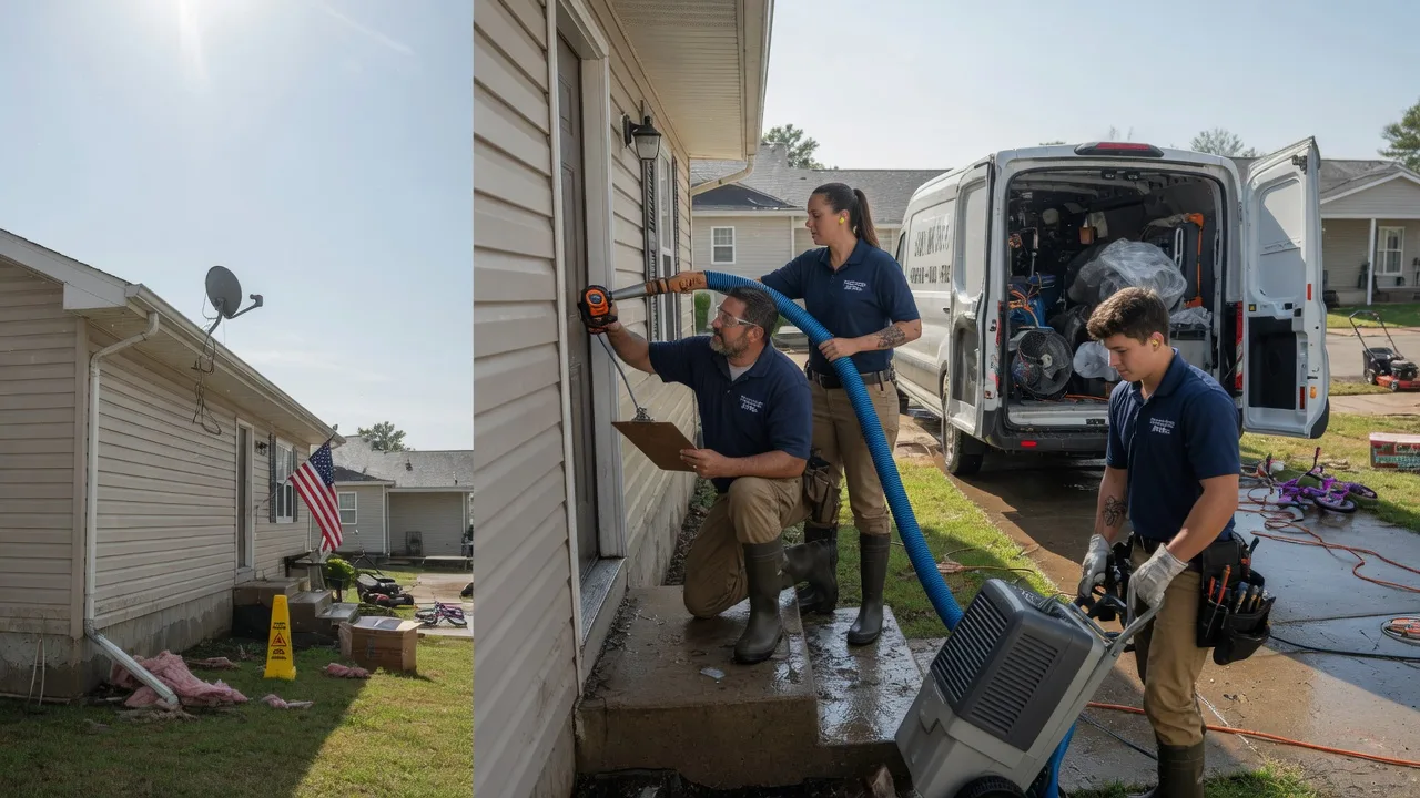 Ceiling Water Damage Restoration in Mesick, MI near me